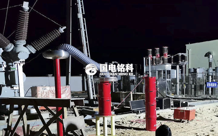 110KV風電升壓站試驗現(xiàn)場